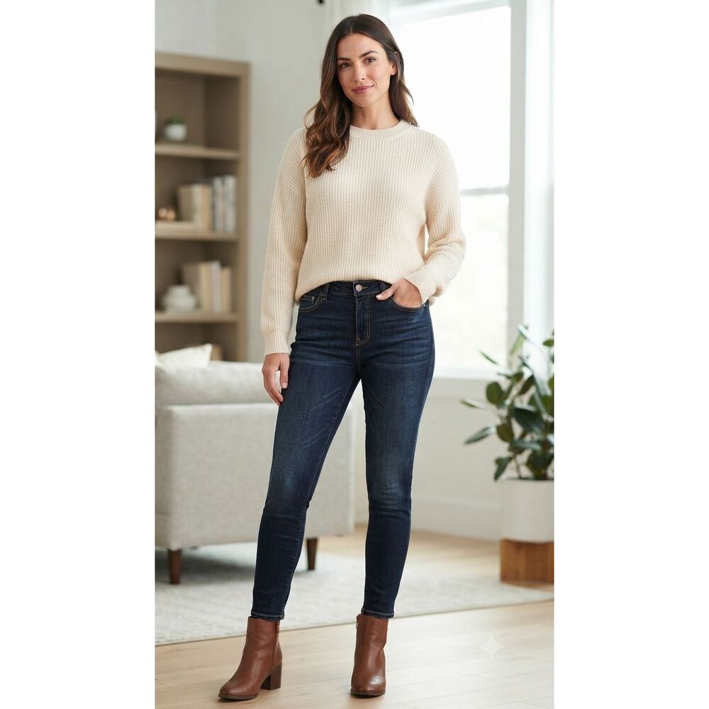 NWT Studio Blue Aranza Skinny Jeans Size 16 33”Stitch Fix Exclusive Navy